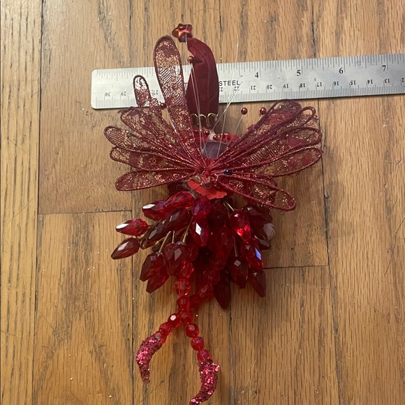 Red Fairy Ornament - Picture 4 of 14